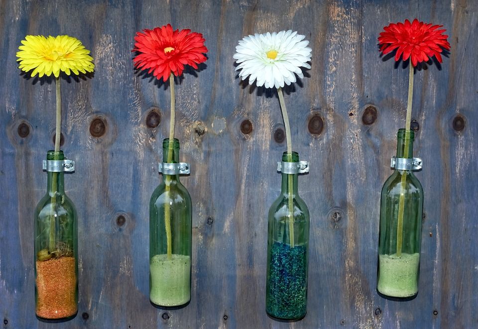 Reciclando: ideas recipientes flores plantas