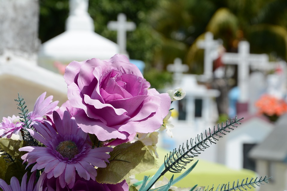 flores para el cementerio