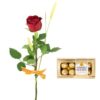 1 rosa roja sant jordi con bombones