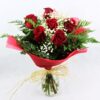 regalar seis rosas rojas a domicilio