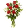 ramos rosas y alstroemeria