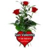enviar ramo de 3 rosas rojas san valentin