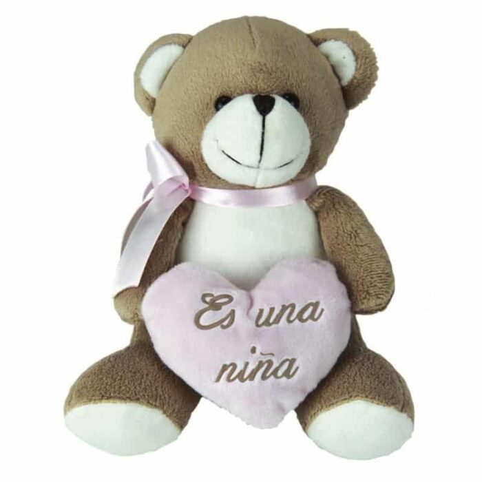 regalar flores con osito nacimiento