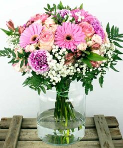 Enviar flores en colores rosas