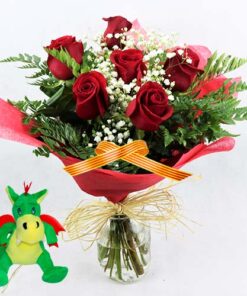 6 rosas Dragon Sant Jordi