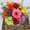 ramo colorido de flores frescas
