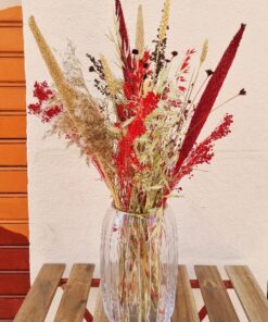 Ramo jade flores secas