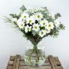 Ramo de flores con margaritas blancas
